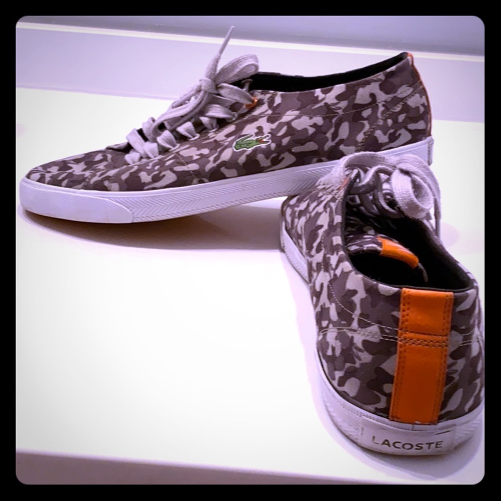 LACOSTE Sport Men’s Camo Boat Shoe - Picture 1 of 5